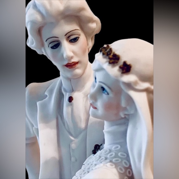Giuseppe Armani Bride Groom Figurine Wedding Statue Italian Porcelain 1988 - Picture 6 of 15